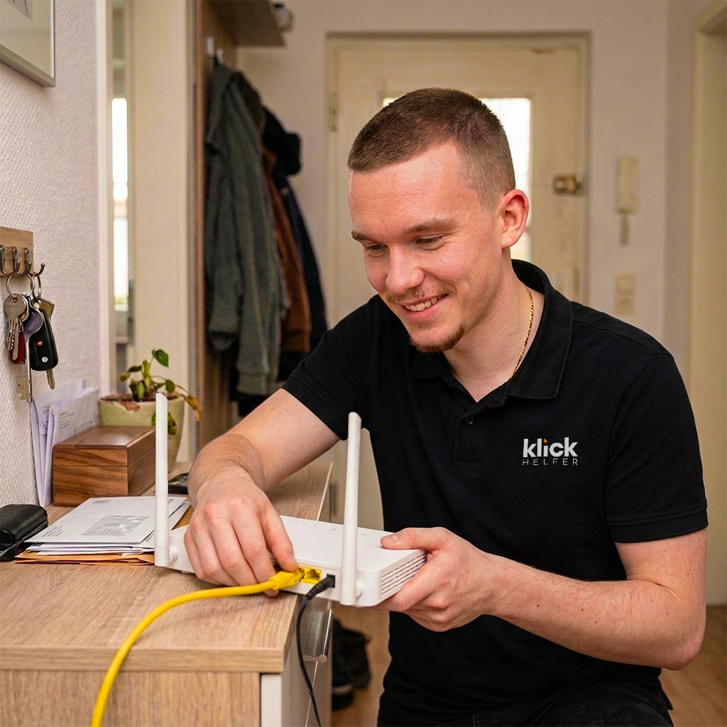 Michael Schnabel Klickhelfer vor Ort